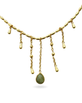 Collar Híades dorado con vesonita